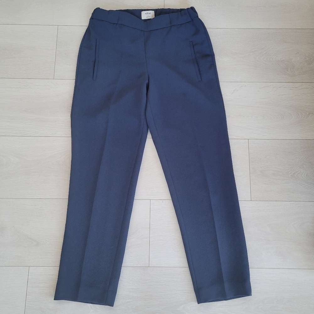 Aritzia Wilfred Darontal Trouser Dress Pants Drapey Crepe Fabric